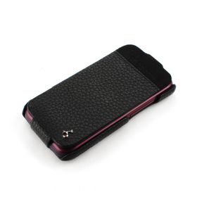 HTC Rhyme Hard Shell PDA-Style Down-Fold Leather Case