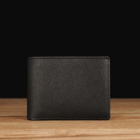 Black Saffiano Leather
