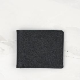 Black Cross Grain Leather