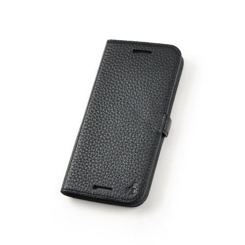 selecteer heb vertrouwen Meisje StoryLeather.com - Black Premium Genuine Leather Side Flip Leather Wallet  Case for HTC One M8