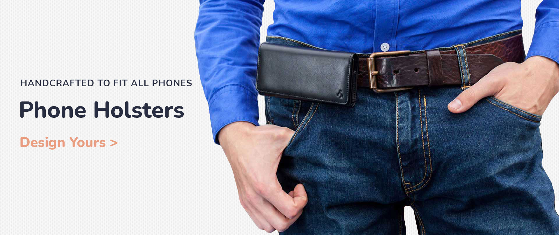 Custom Made Leather Phone Holsters