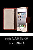 Cartera leather wallet phone case