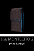 Montecito Long Leather Holster Case with Leather Piping. Customizable for All Smart Phone Devices.